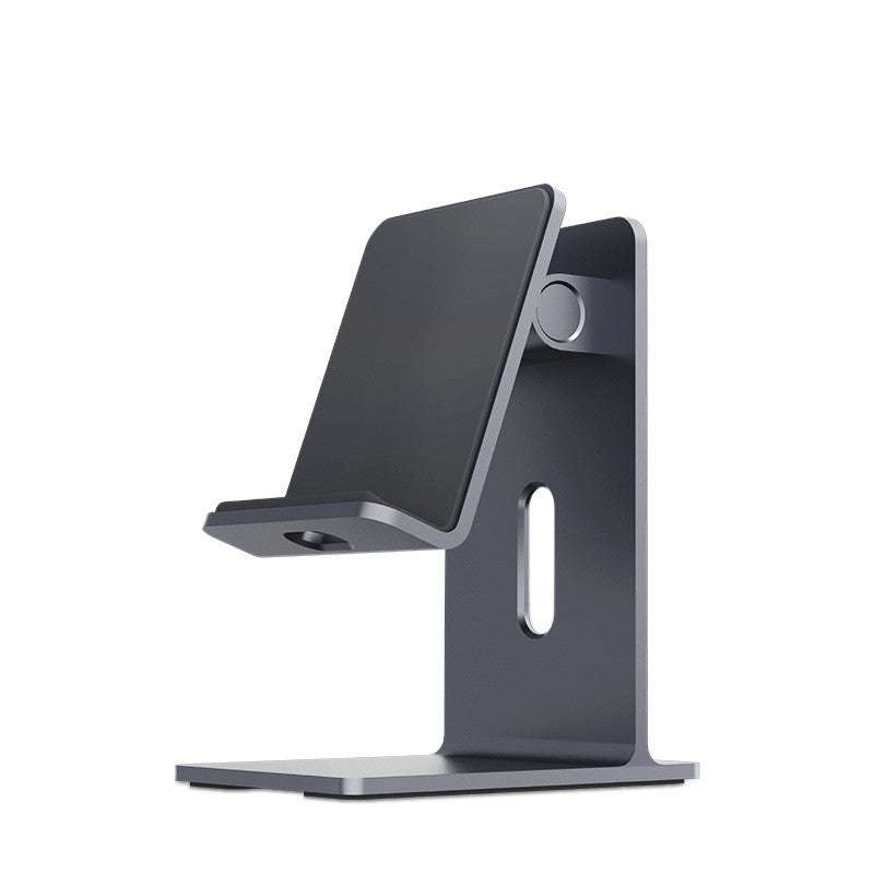 Dark space gray alloy desktop mobile phone holder stand