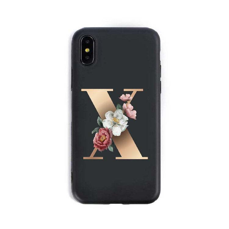 English Alphabet Silicone Phone Cases
