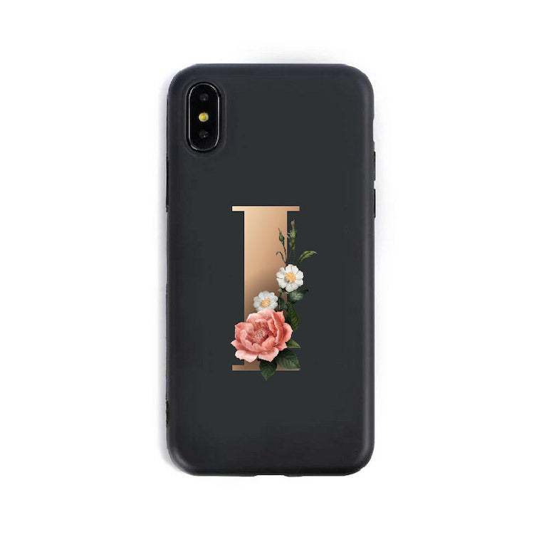 English Alphabet Silicone Phone Cases