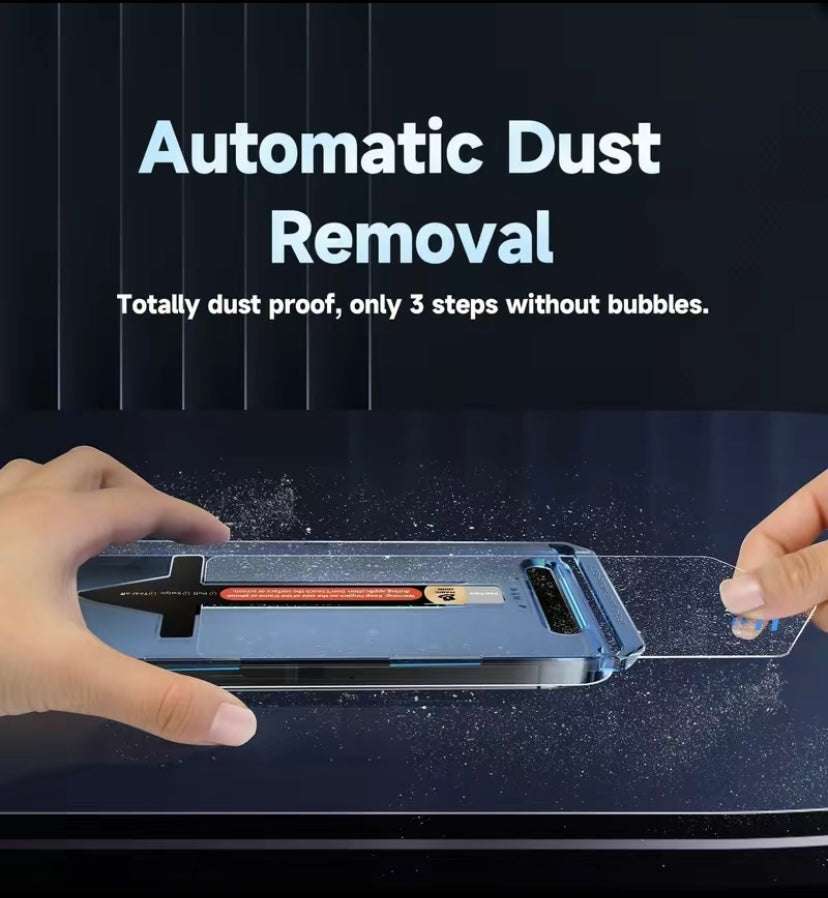 2 Pack For Phone 14, 15 Plus, Pro, Pro Max Matte Screen Protector Glass, HD Clear, Anti Glare, Anti Fingerprint, Shatterproof Sensitive Touch Quick Installation