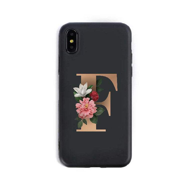 English Alphabet Silicone Phone Cases