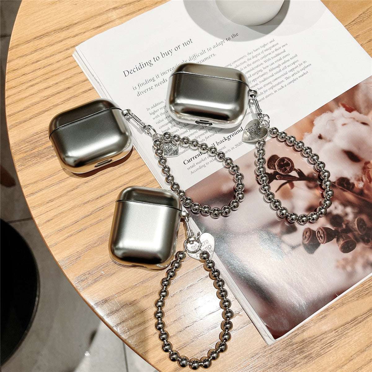 Matte Plating For AirPods 4 Bluetooth Headset Protective Cover