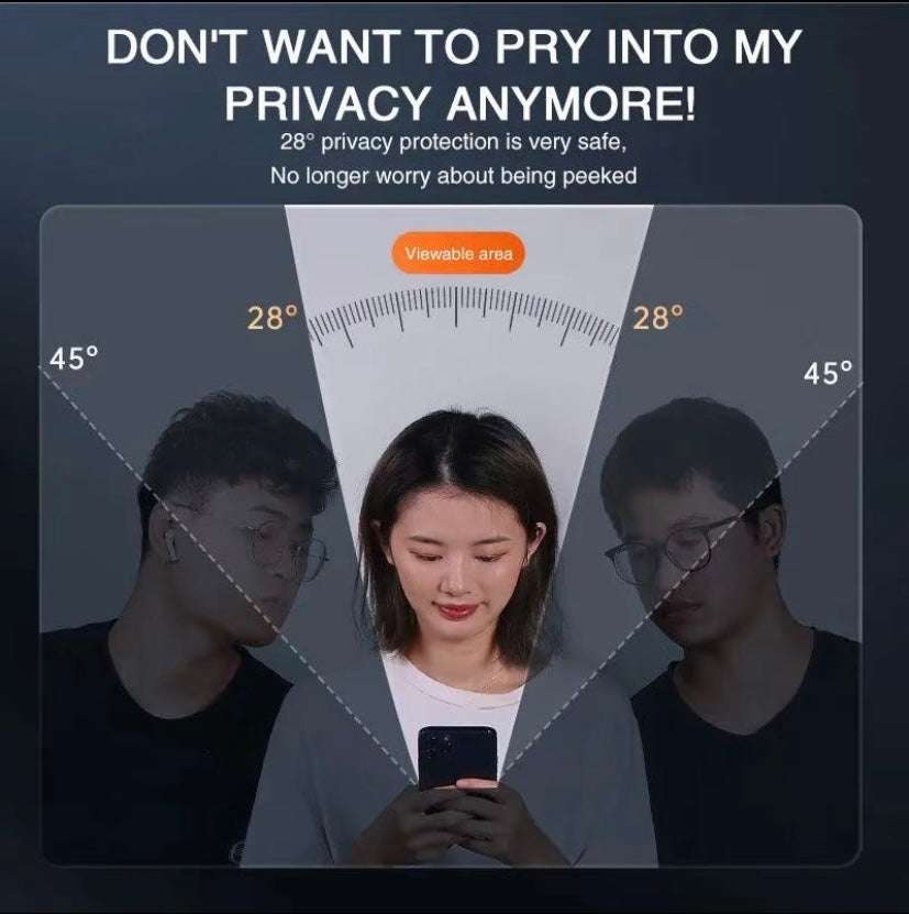 2 Pack For Phone 14, 15 Plus, Pro, Pro Max Matte Screen Protector Glass, HD Clear, Anti Glare, Anti Fingerprint, Shatterproof Sensitive Touch Quick Installation